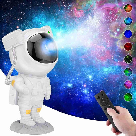 Astronaut Galaxy Projector - 360 Magnetic Head Rotation, Remote Control - देसी Kart